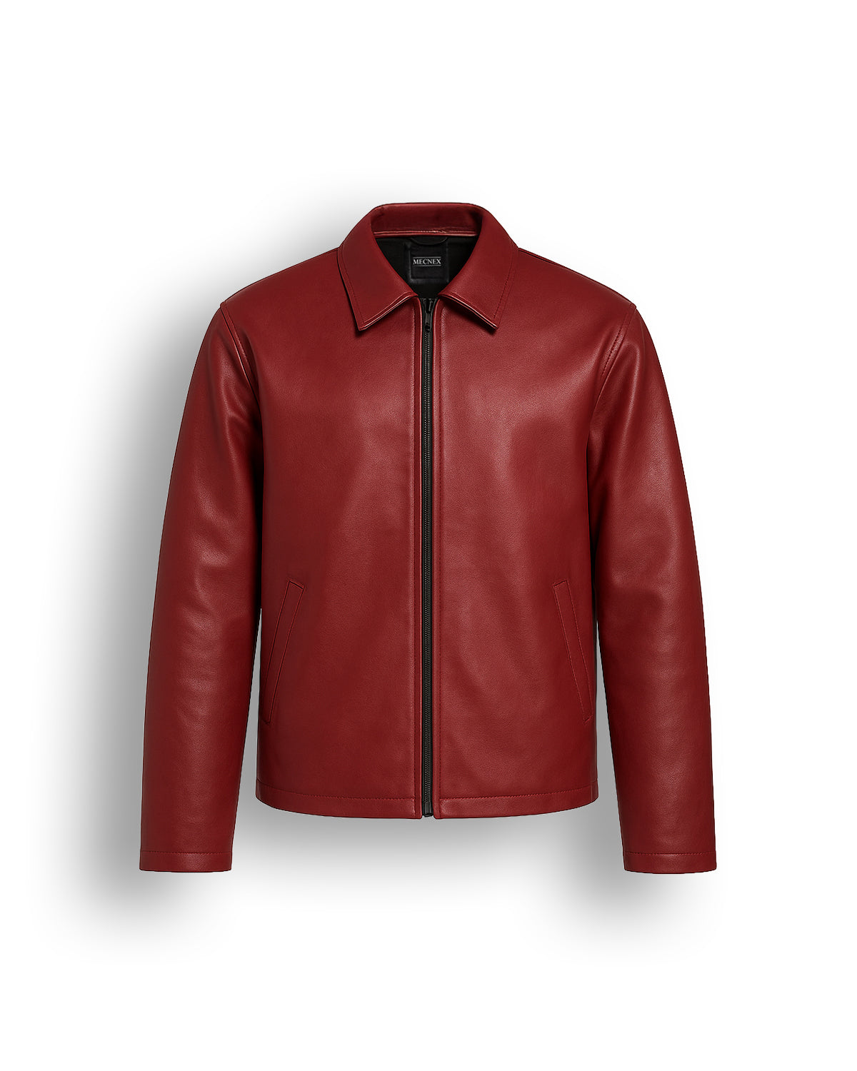 Cherry Luxe Leather Jacket – MECNEX