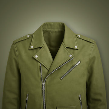 Olive Biker Jacket