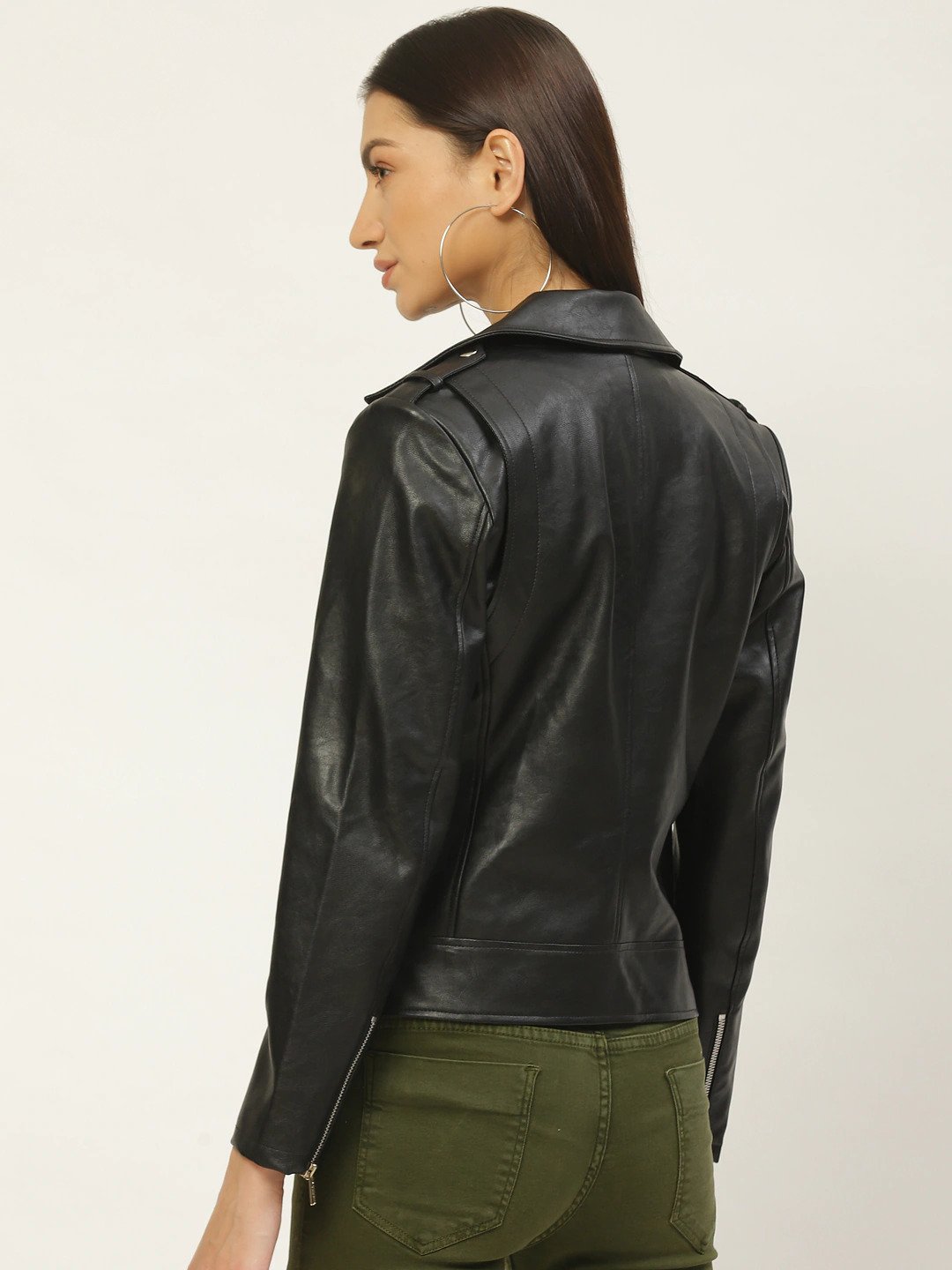 WOMEN'S LEATHER RIDER JACKET