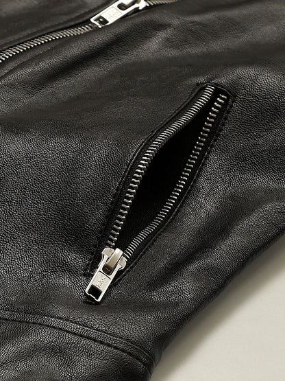 WOMEN'S LEATHER RIDER JACKET