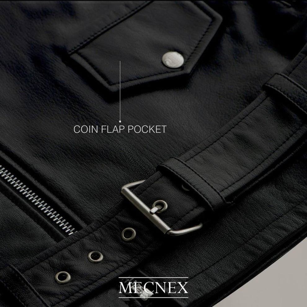 LEATHER RIDER JACKET – MECNEX