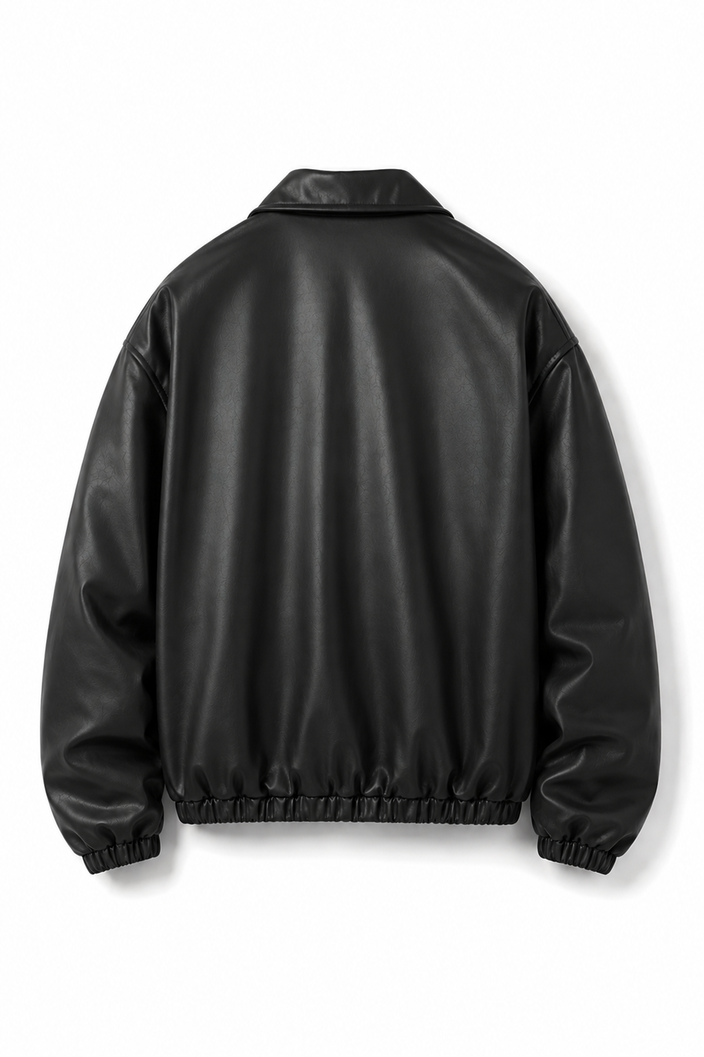 LEATHER BAGGY FIT SHACKET