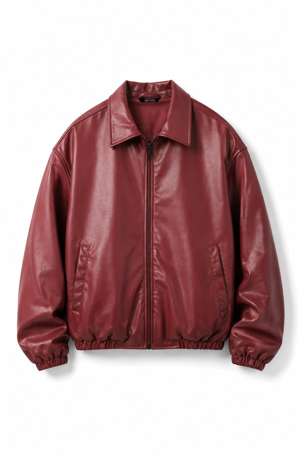 LEATHER BAGGY FIT SHACKET