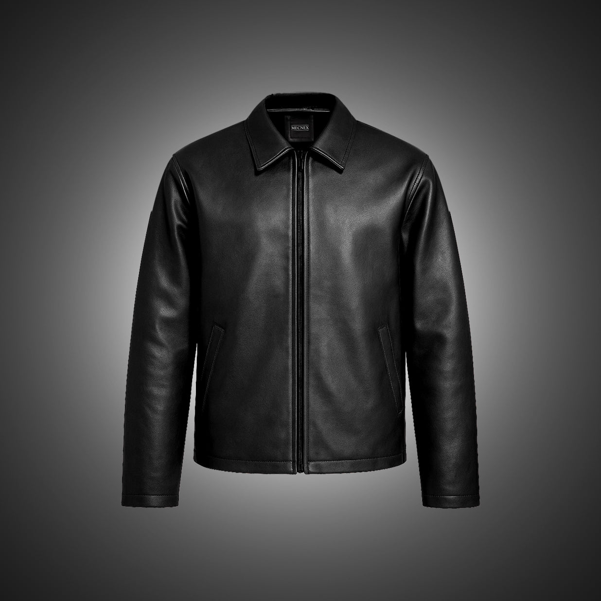 Midnight Luxe Leather Jacket