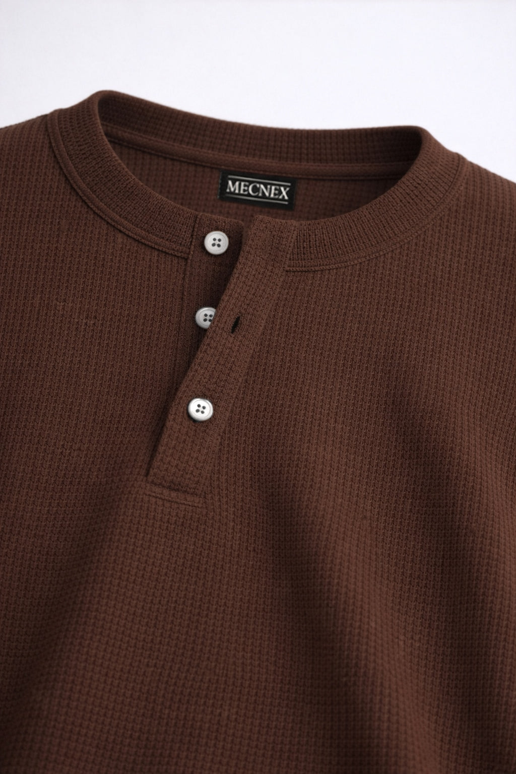 MECNEX HENLEY COFFEE BROWN