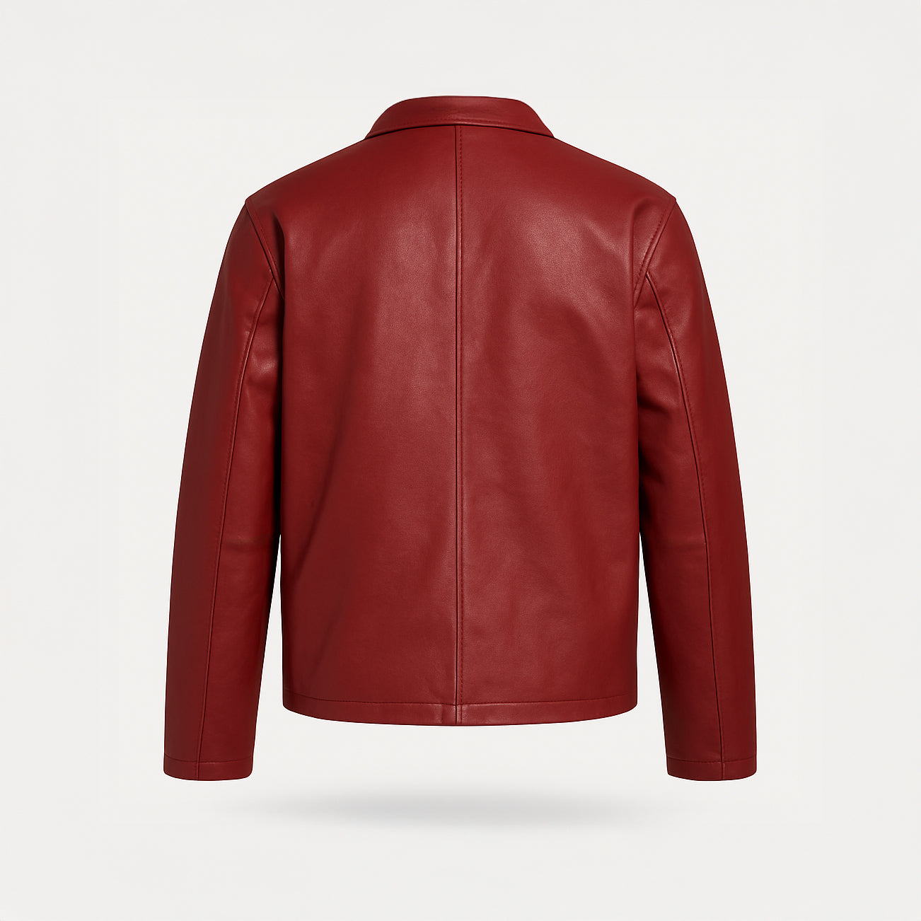 Cherry Luxe Leather Jacket