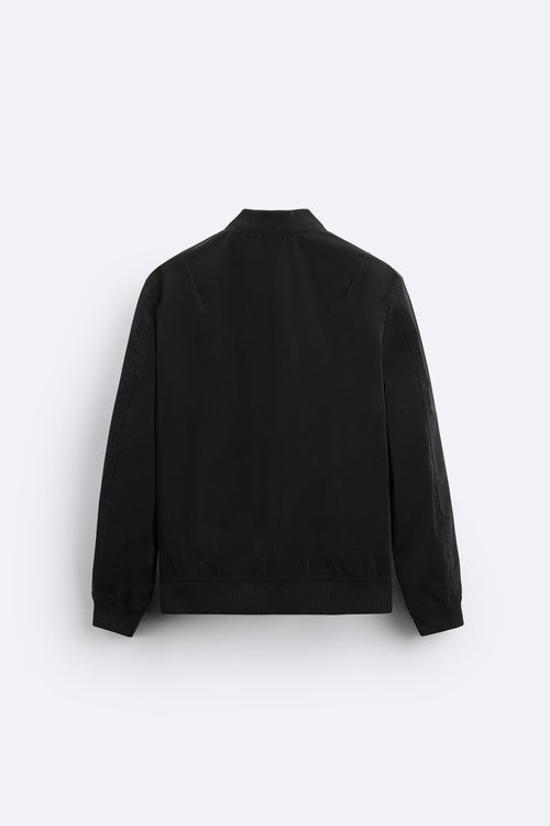 BLACK BOMBER JACKET