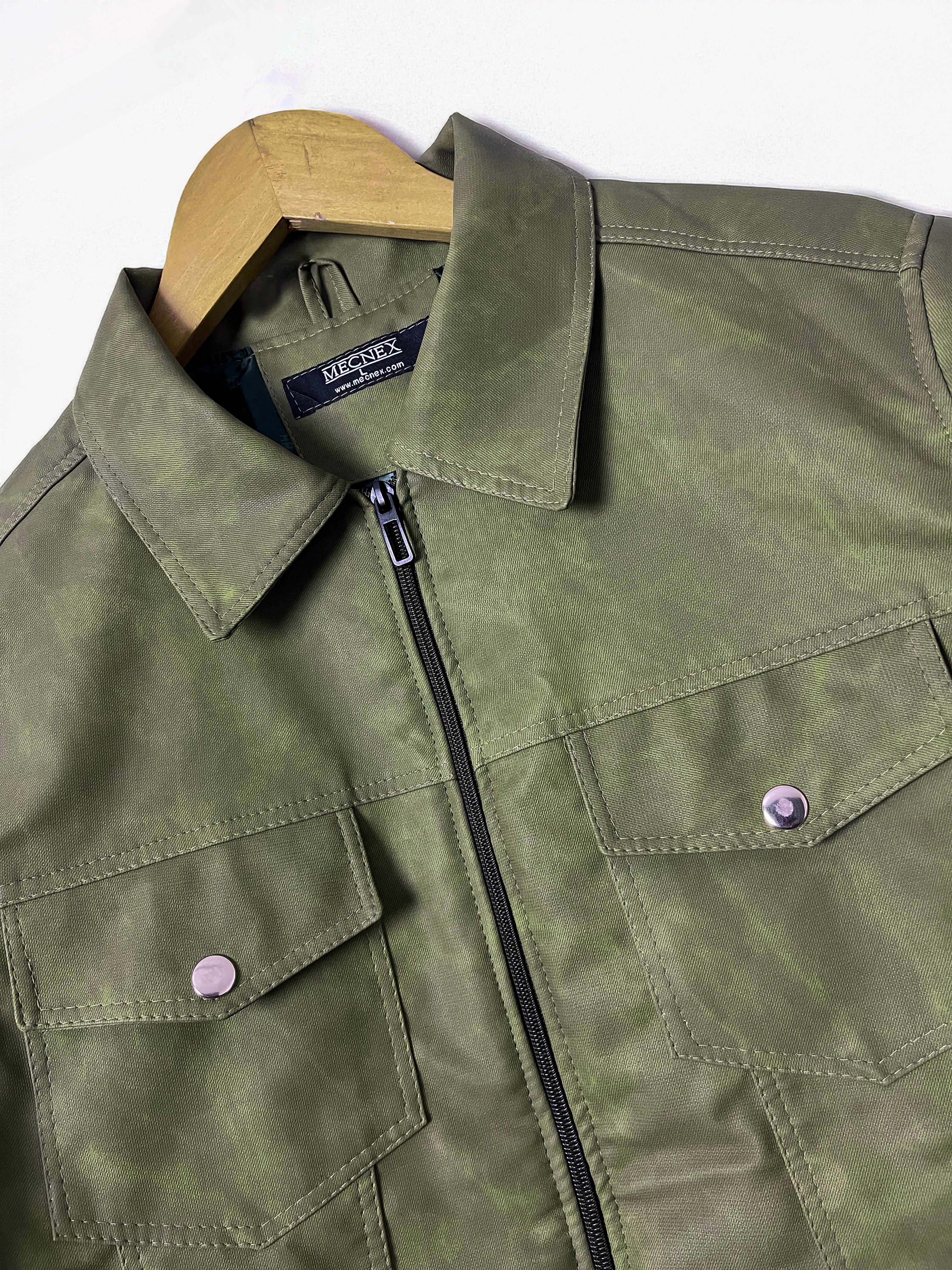 LEATHER SHACKET OLIVEWOOD