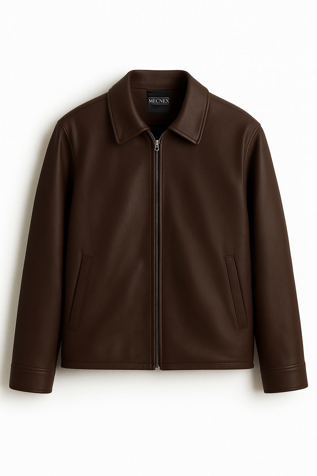 Mecnex Classic Dark Brown Zip Jacket