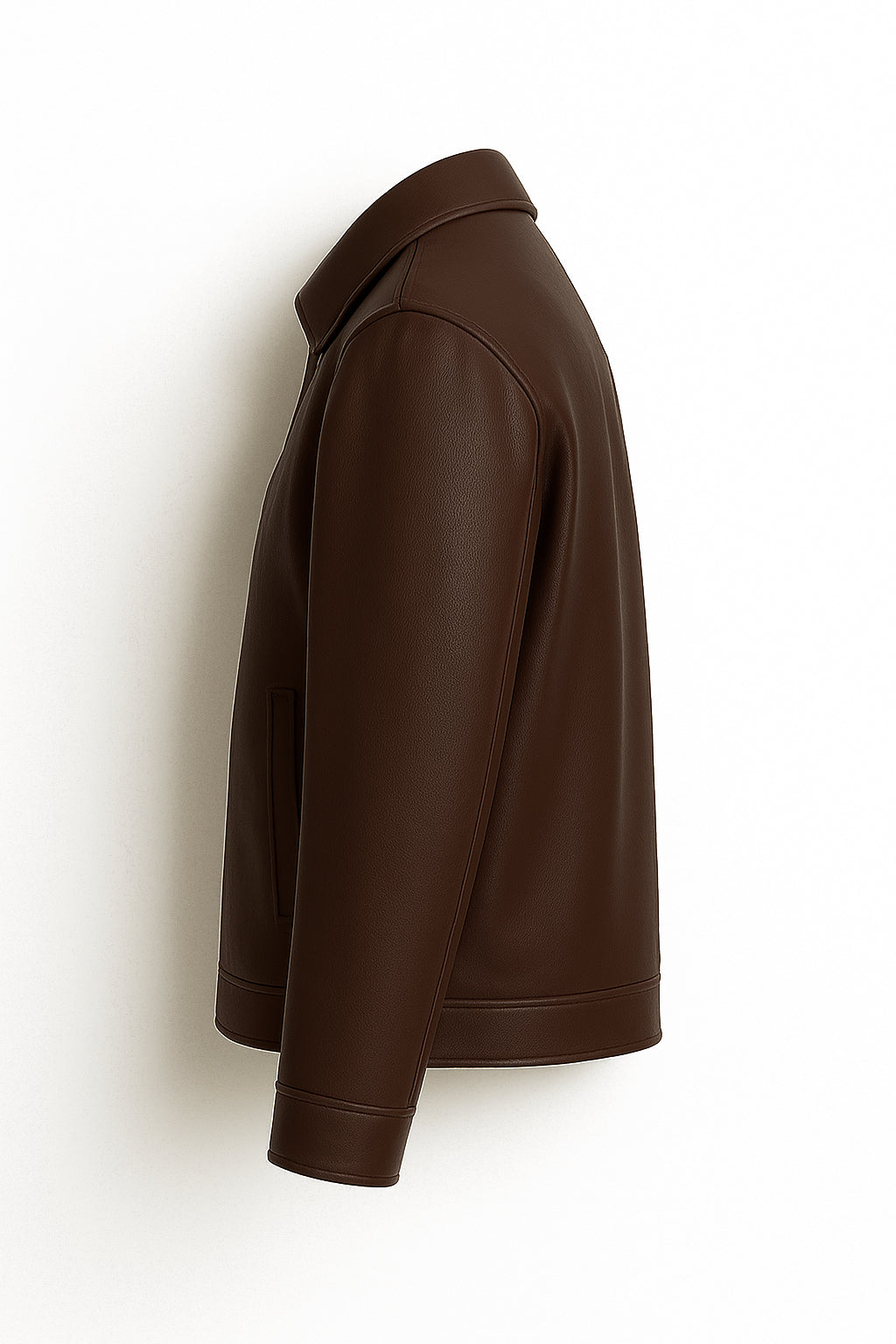 Mecnex Classic Dark Brown Zip Jacket