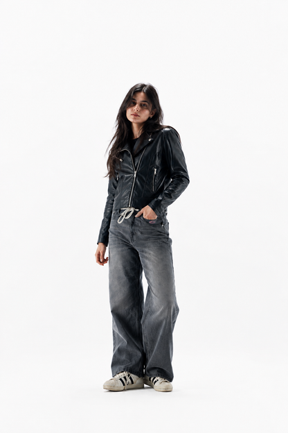 WOMEN RIDER LEATHER JACKET