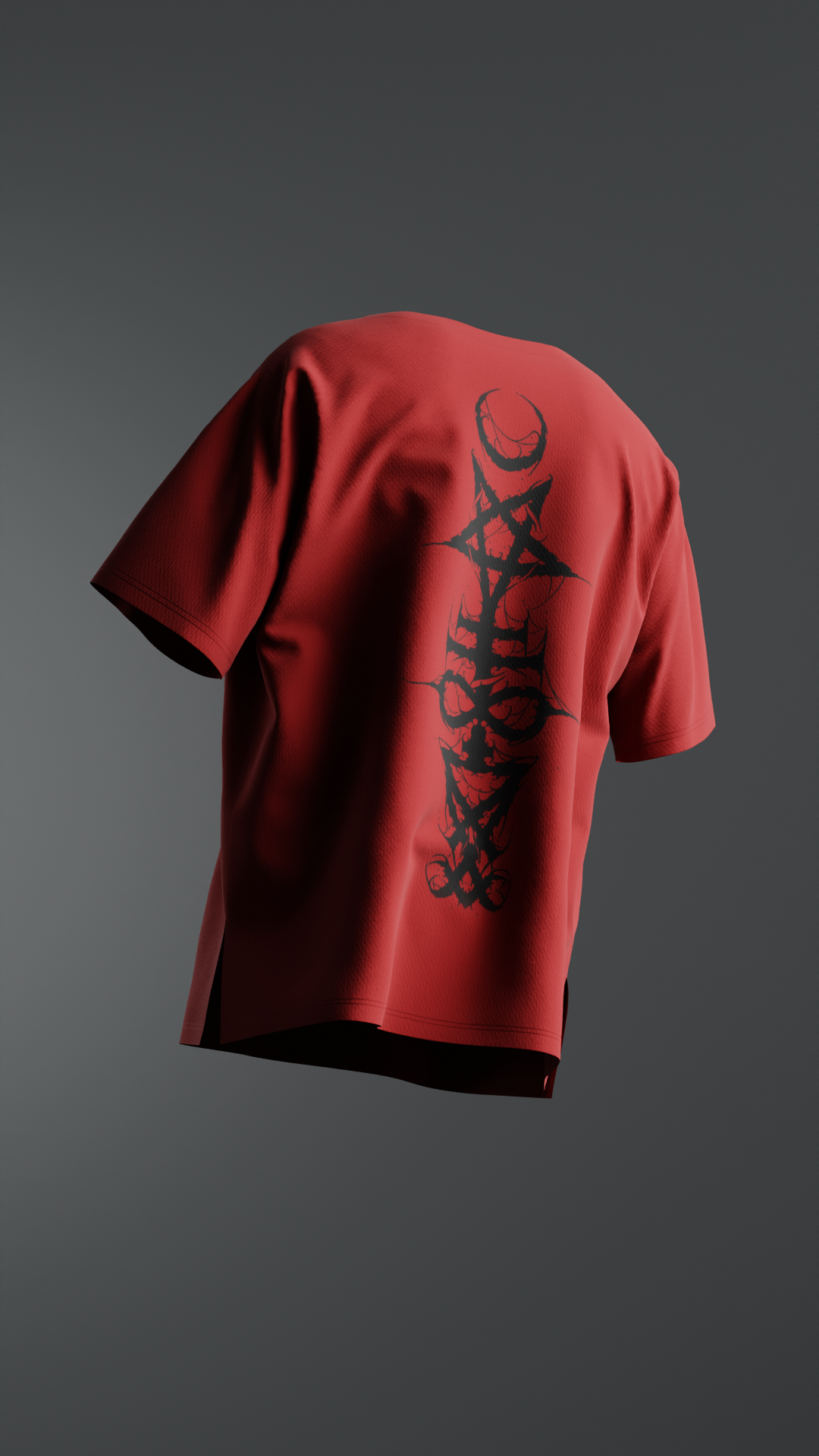 SATAN BLOOD OVERSIZED TEE