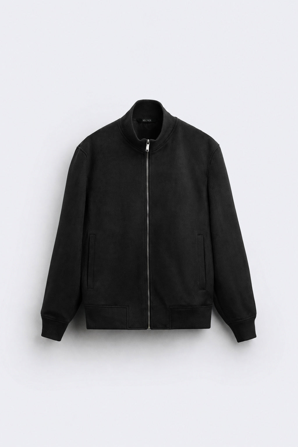 SUEDE BOMBER LEATHER JACKET