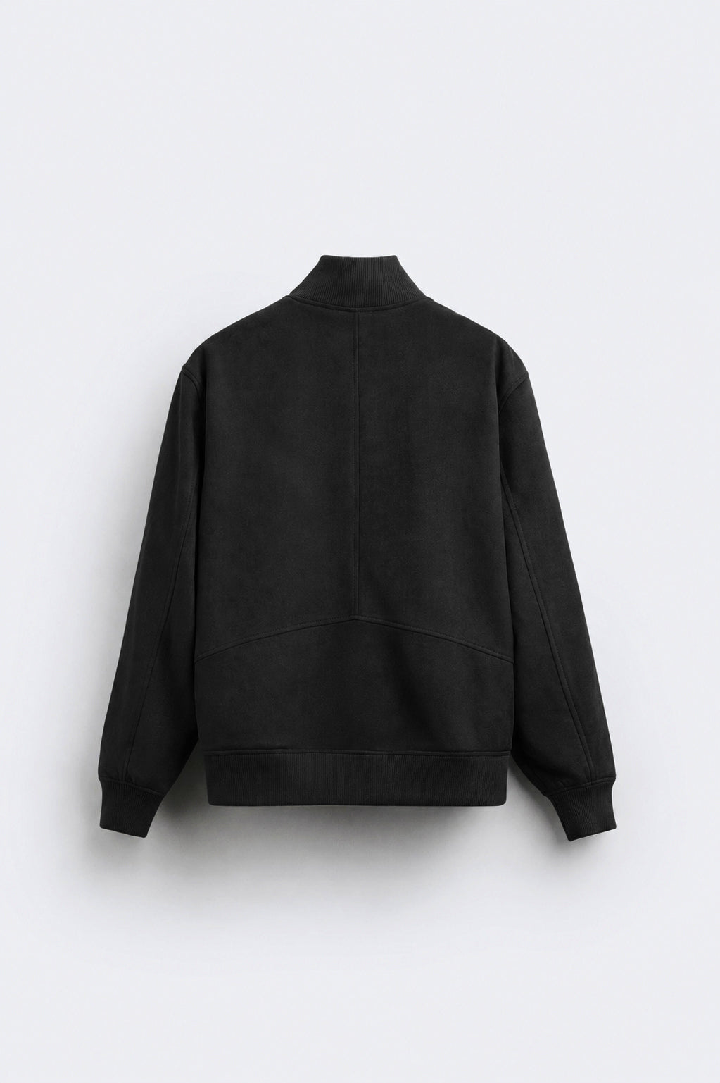 SUEDE BOMBER LEATHER JACKET