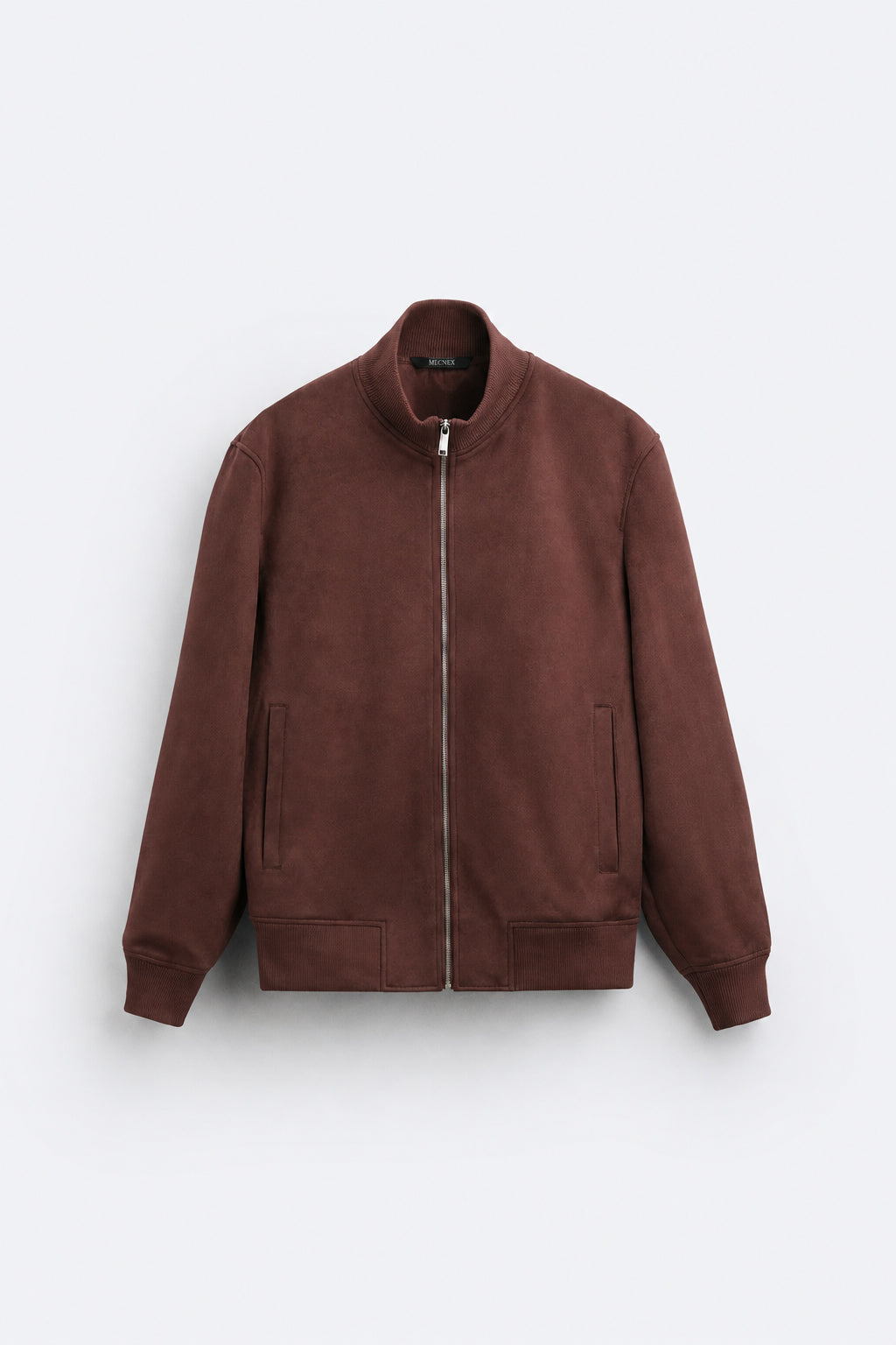 SUEDE BOMBER LEATHER JACKET