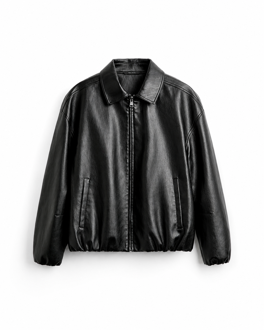 LEATHER BAGGY FIT SHACKET