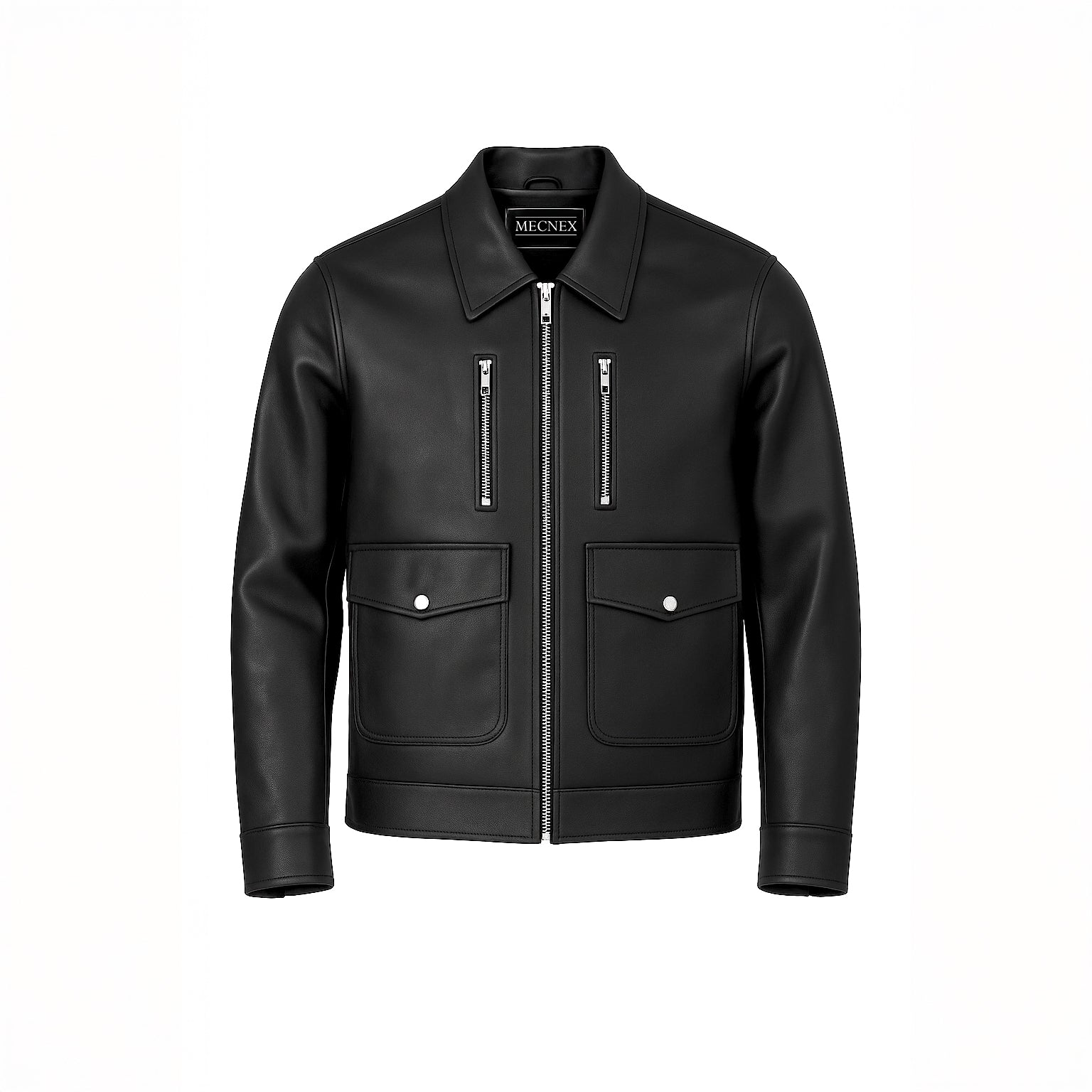 Noir Double Pocket Shacket