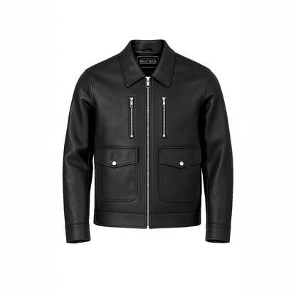 Noir Double Pocket Shacket