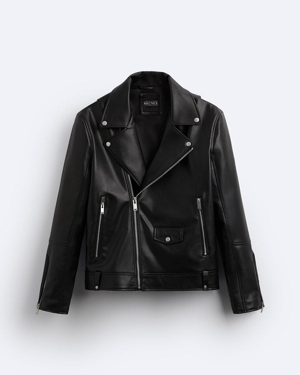 LEATHER RIDER JACKET