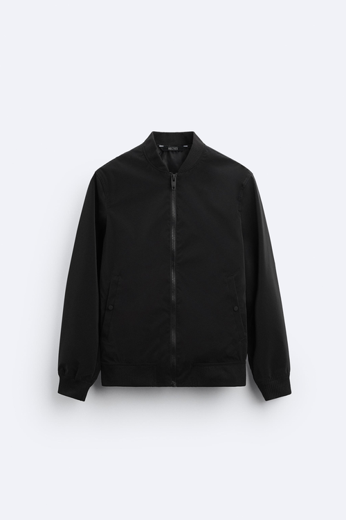 BLACK BOMBER JACKET