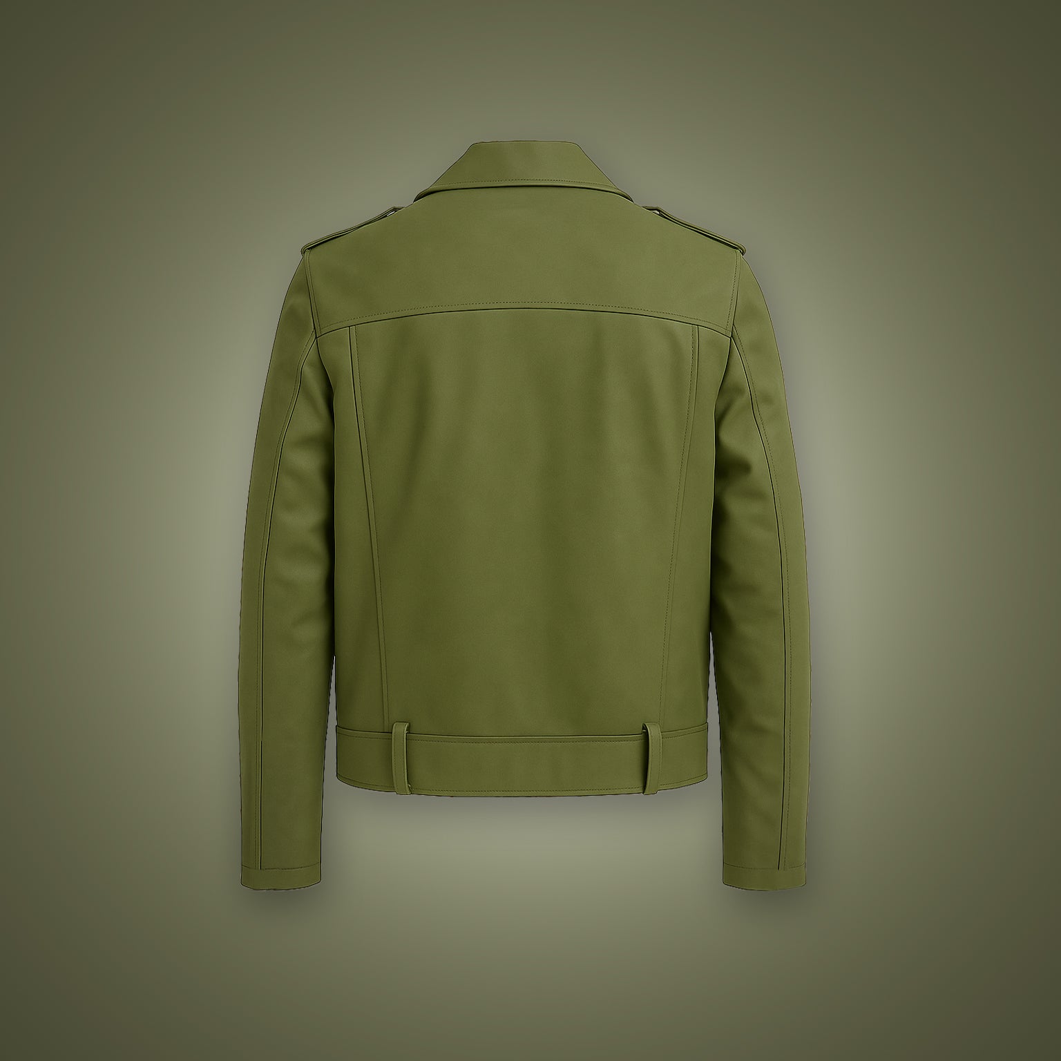 Olive Biker Jacket – MECNEX