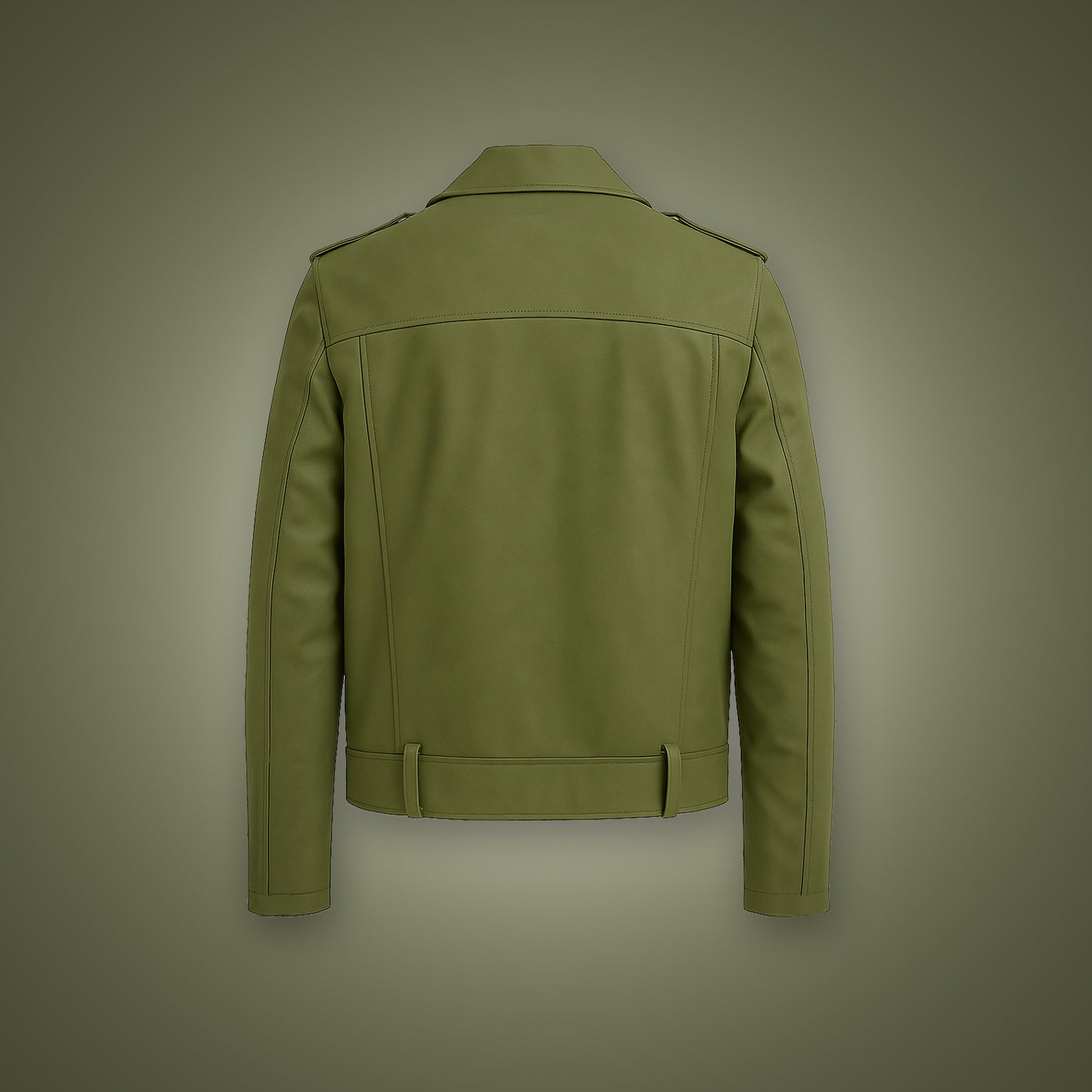 Olive Biker Jacket