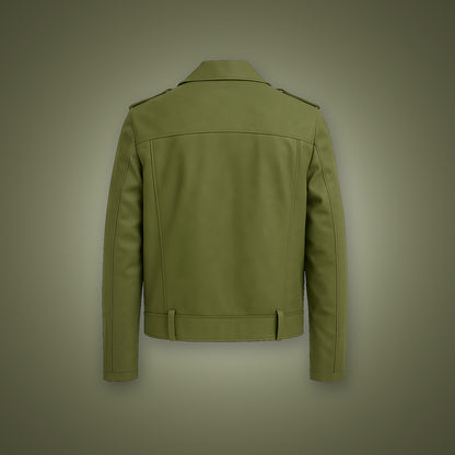 Olive Biker Jacket
