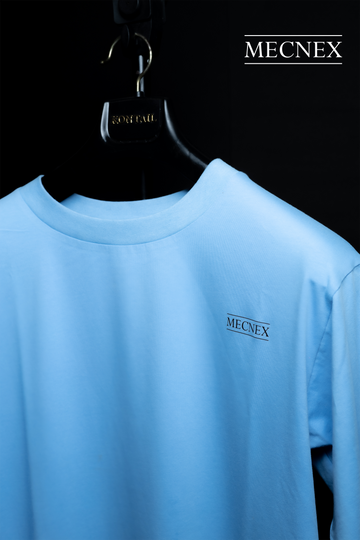 SOLID SKY BLUE OVERSIZED T-SHIRT