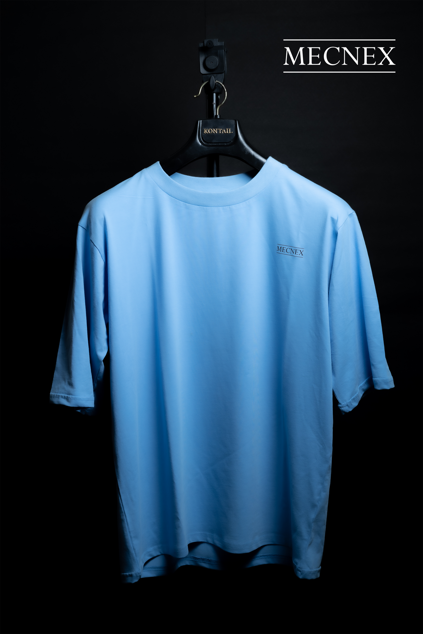 SOLID SKY BLUE OVERSIZED T-SHIRT