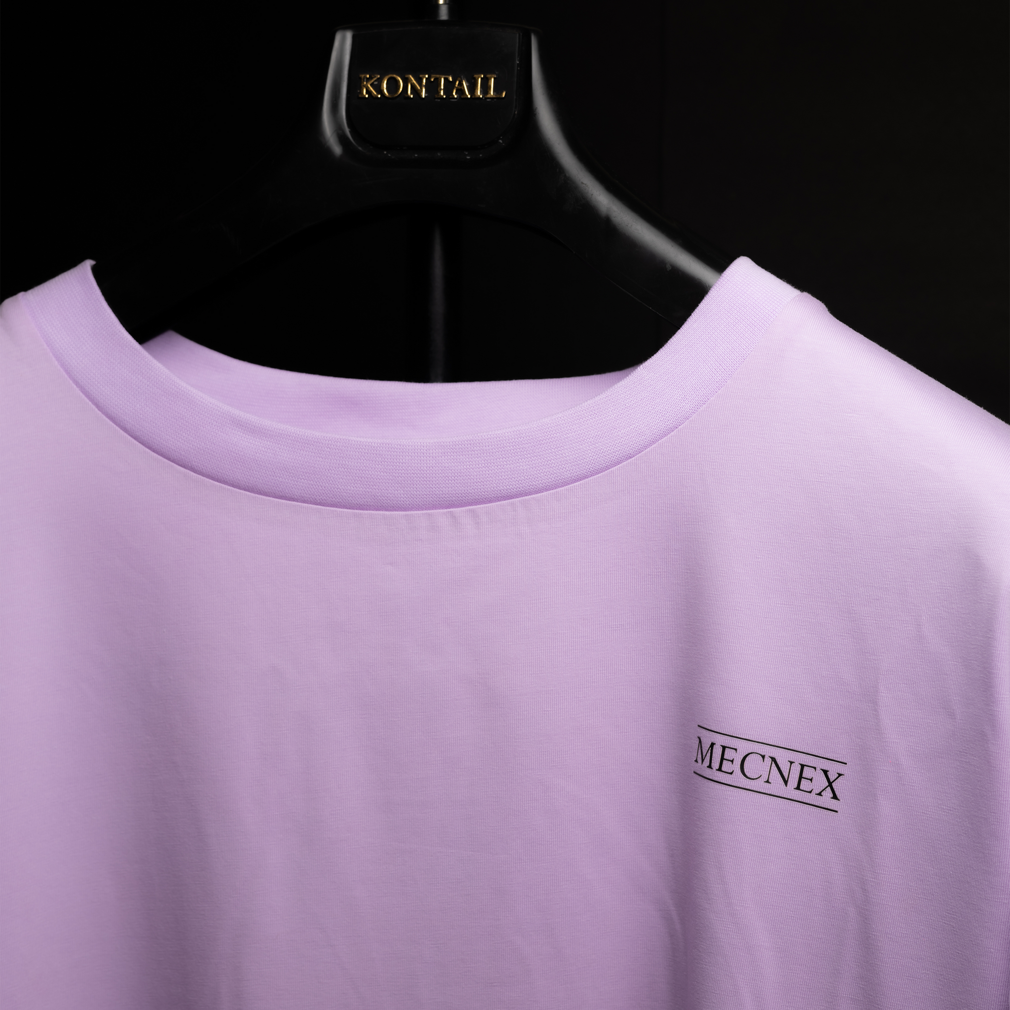 SOLID LAVENDER OVERSIZED T-SHIRT