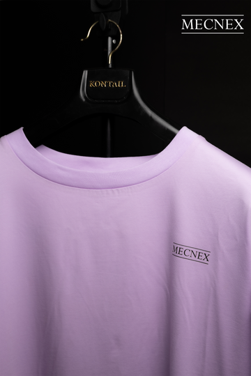 SOLID LAVENDER OVERSIZED T-SHIRT