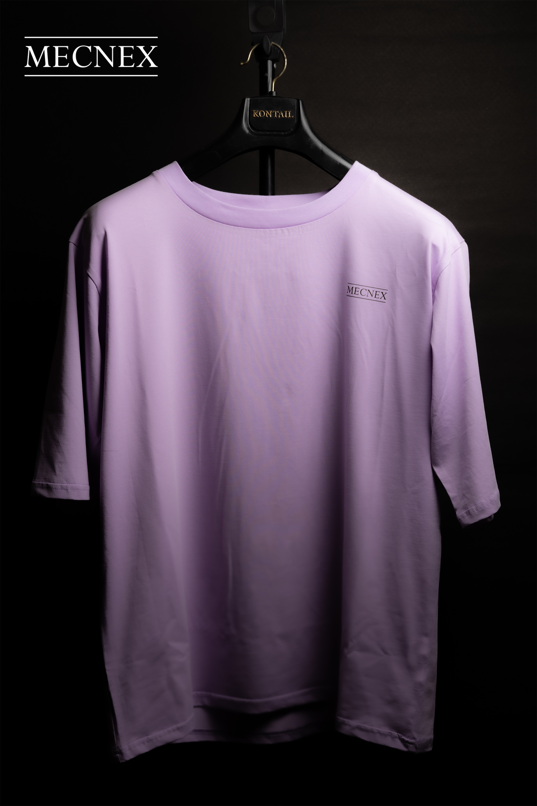 SOLID LAVENDER OVERSIZED T-SHIRT